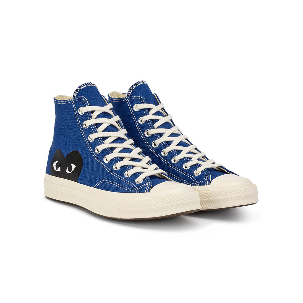 Comme Des Garcons Play X Converse Chuck Taylor All Star 70 Hi Blue ...